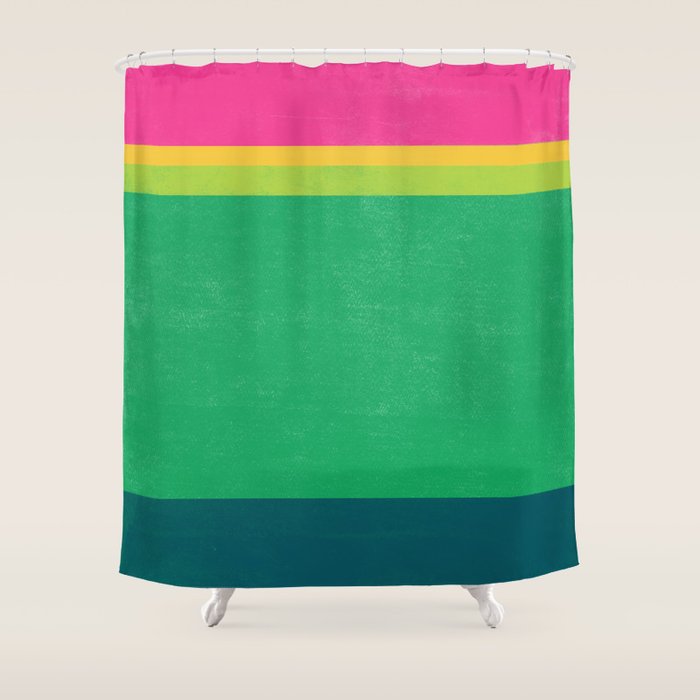 stripe study 41 Shower Curtain Gallery Image 1