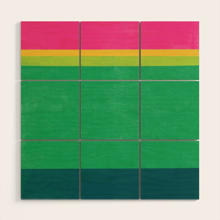 stripe study 41 Wood Wall Art Gallery Image 1