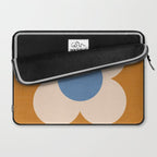 Retro Blossom - tangerine blue Laptop Sleeve Gallery Image 2