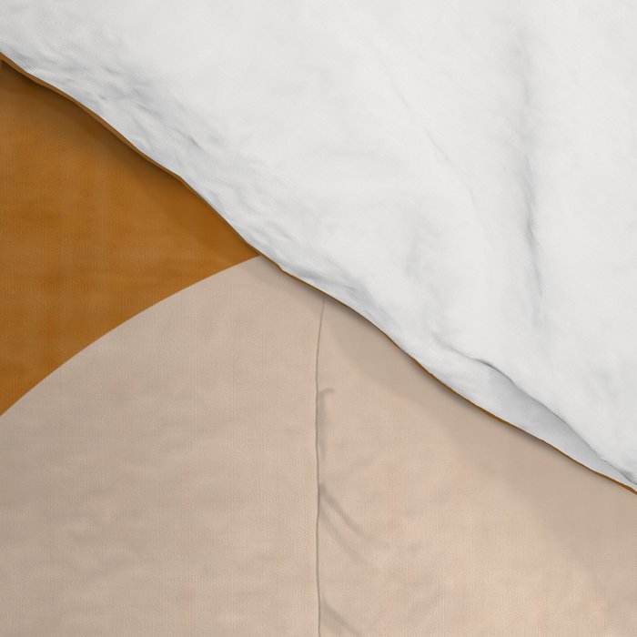Retro Blossom - tangerine blue Comforter Gallery Image 4