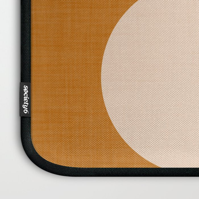 Retro Blossom - tangerine blue Laptop Sleeve Gallery Image 3