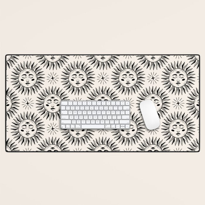 Vintage Sun Desk Mat Gallery Image 1