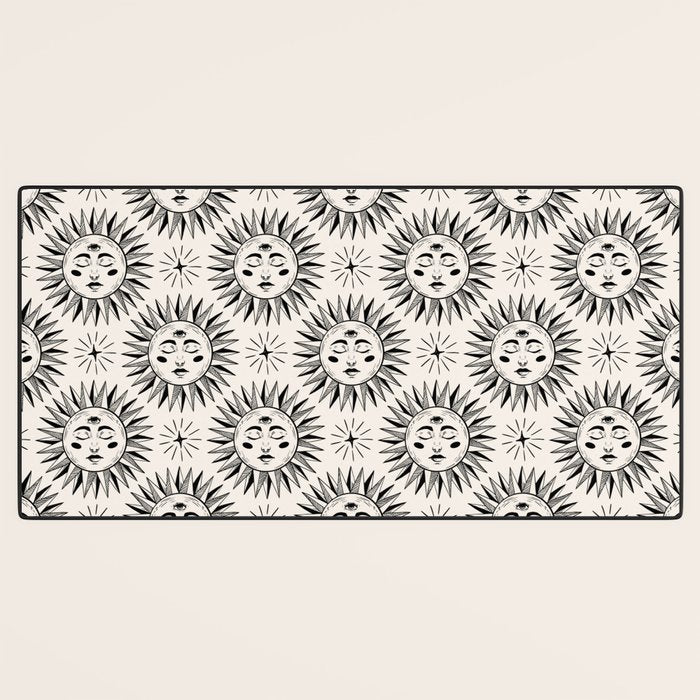 Vintage Sun Desk Mat Gallery Image 3