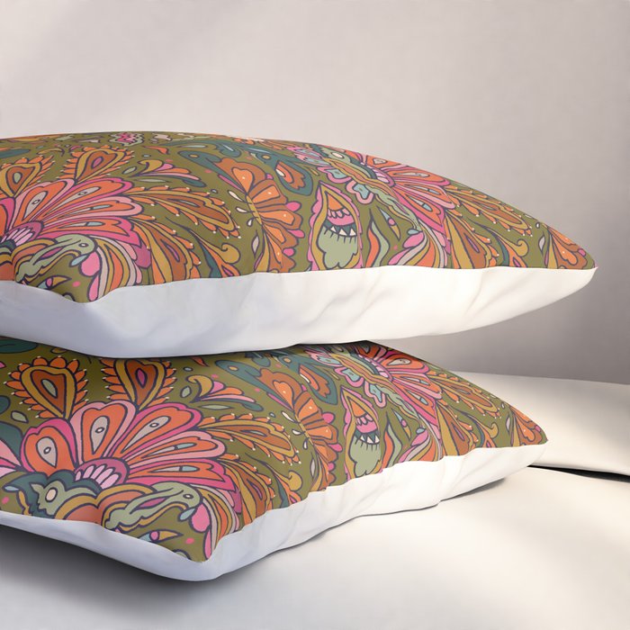 Modern Paisley Pillow Sham Gallery Image 3