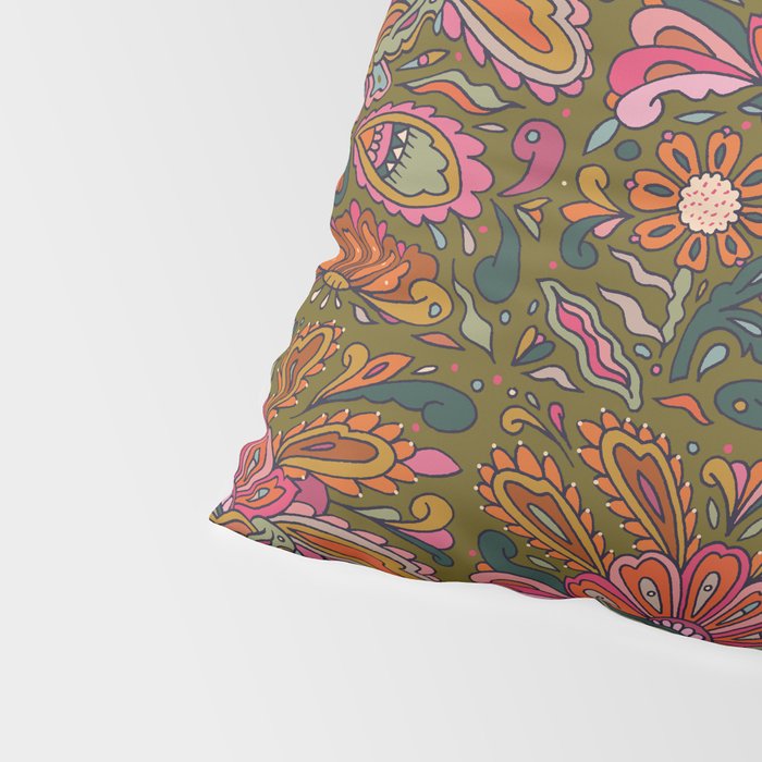 Modern Paisley Pillow Sham Gallery Image 4
