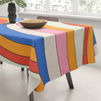 Retro Waves Tablecloth Gallery Image 3