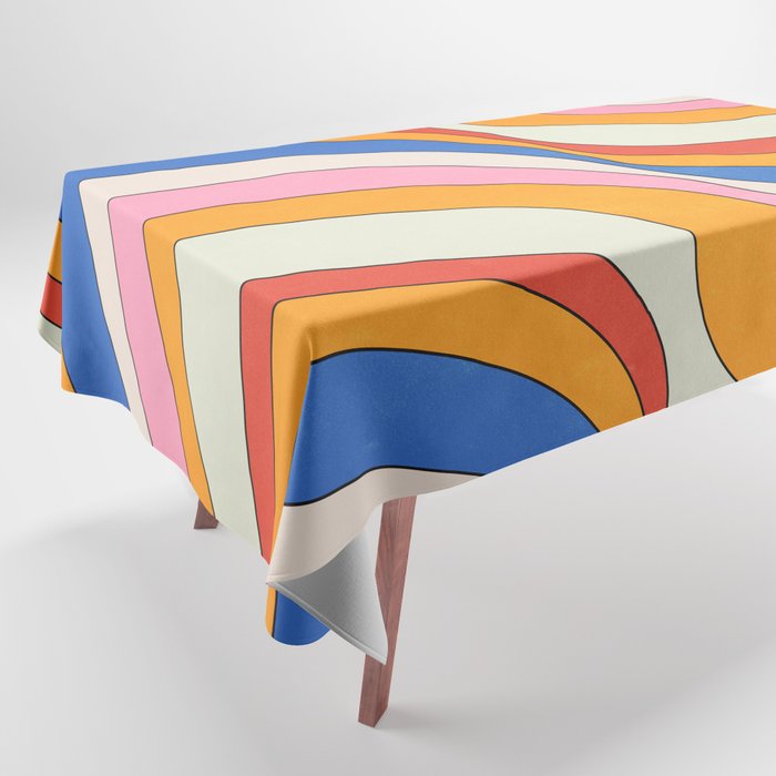 Retro Waves Tablecloth Gallery Image 1