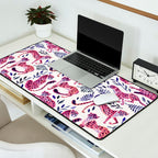 Cheetah Collection - Mauve & Indigo Desk Mat Gallery Image 2