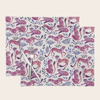 Cheetah Collection - Mauve & Indigo Placemat Gallery Image 1