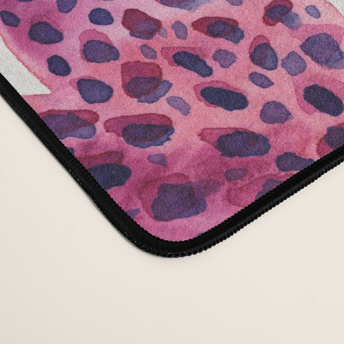 Cheetah Collection - Mauve & Indigo Desk Mat Gallery Image 4