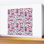 Cheetah Collection - Mauve & Indigo Wall Mural Gallery Image 2
