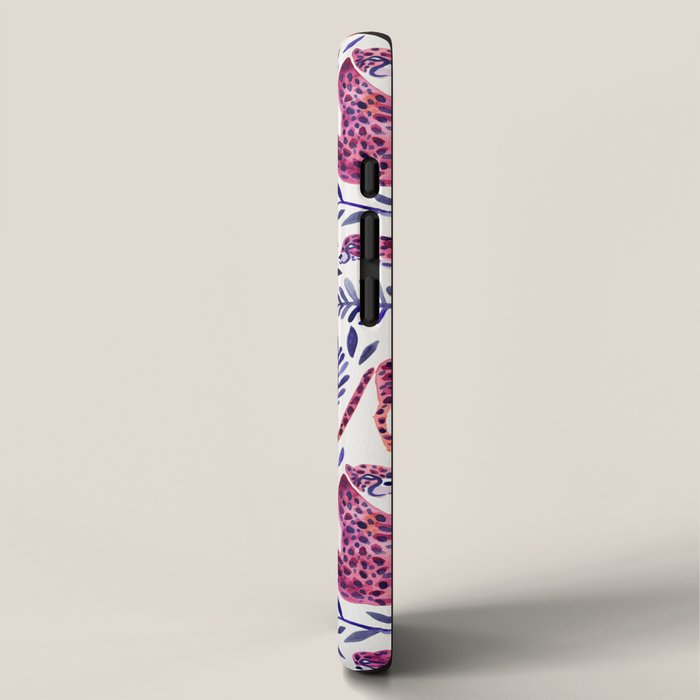 Cheetah Collection - Mauve & Indigo iPhone Case Gallery Image 2