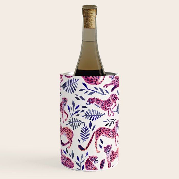 Cheetah Collection - Mauve & Indigo Wine Chiller Gallery Image 3