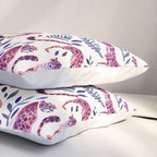 Cheetah Collection - Mauve & Indigo Pillow Sham Gallery Image 3