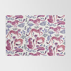 Cheetah Collection - Mauve & Indigo Rug Gallery Image 2
