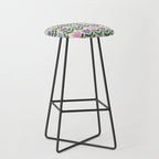 Tulip - Pastel Floral Pattern Stool Gallery Image 1