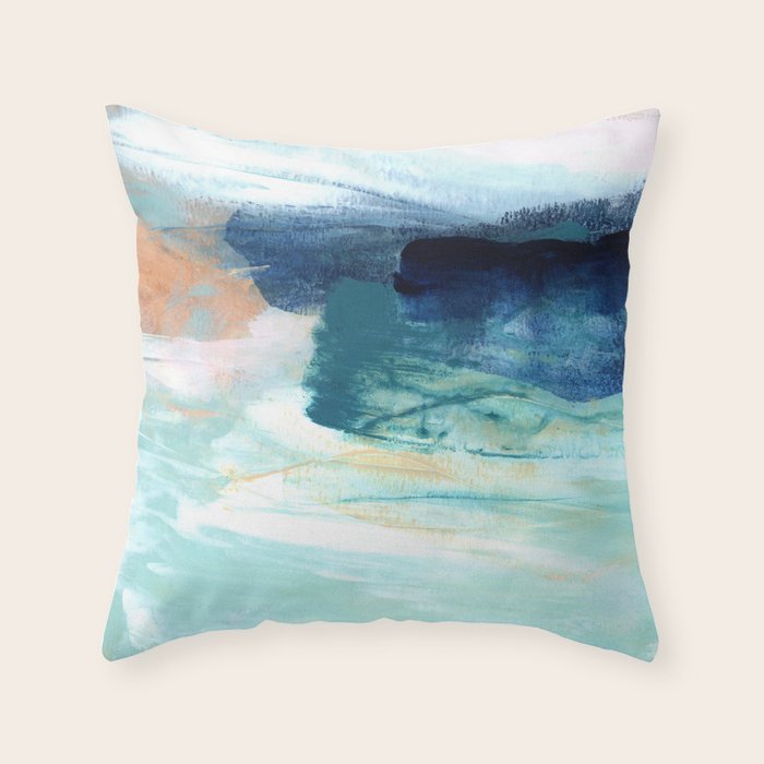brushstrokes 14 Throw Pillow Gallery Image 6
