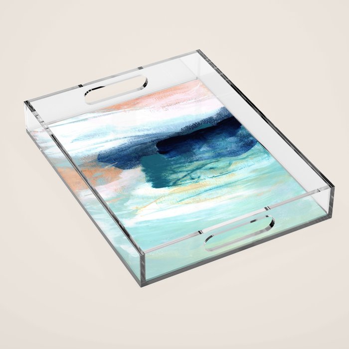 brushstrokes 14 Acrylic Tray Gallery Image 1