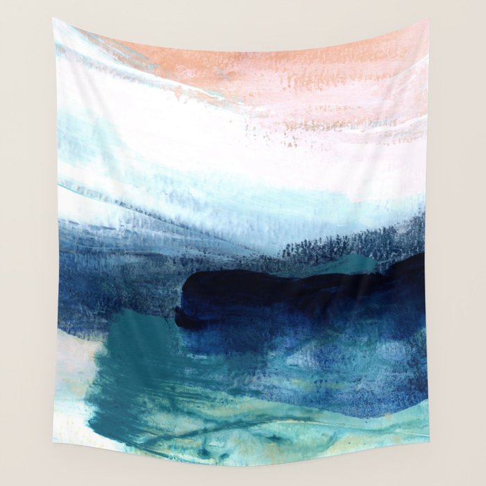 brushstrokes 14 Wall Tapestry Gallery Image 4