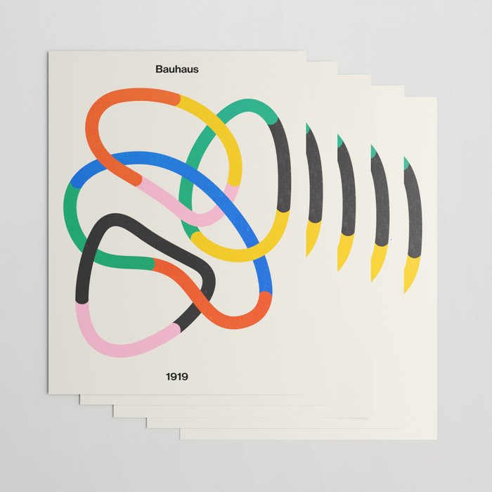 Synchrony: Bauhaus 1919 Exhibition 01 Wrapping Paper Gallery Image 3