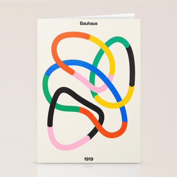 Synchrony: Bauhaus 1919 Exhibition 01 Stationery Card Gallery Image 1