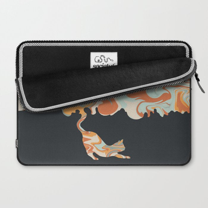 Rainbow cat 4 yoga meow Laptop Sleeve Gallery Image 2