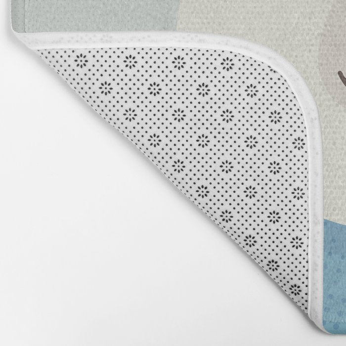 Whimsy Polar Bear, Animal Portrait Bath Mat Gallery Image 2