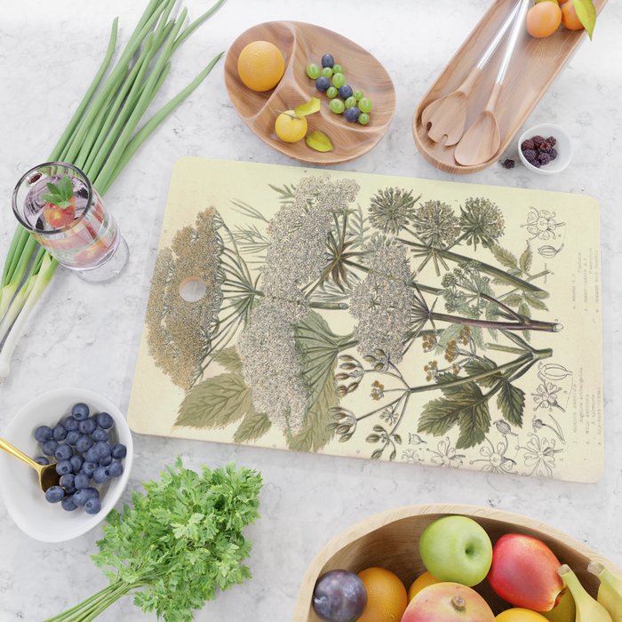 Angelica by Anne Pratt, 1800s (benefitting The Nature Conservancy) Cutting Board Gallery Image 2