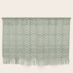 Sage Green Arrow Mudcloth  Wall Hanging Gallery Image 1