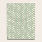 Sage Green Arrow Mudcloth  Notebook Gallery Image 4