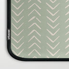 Sage Green Arrow Mudcloth  Laptop Sleeve Gallery Image 3
