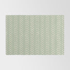 Sage Green Arrow Mudcloth  Rug Gallery Image 2