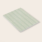 Sage Green Arrow Mudcloth  Notebook Gallery Image 3