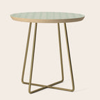 Sage Green Arrow Mudcloth  Side Table Gallery Image 1