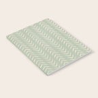 Sage Green Arrow Mudcloth  Notebook Gallery Image 2