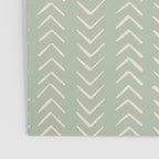 Sage Green Arrow Mudcloth  Poster Gallery Image 3