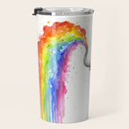 Baby Elephant Spraying Rainbow Travel Mug Gallery Image 3
