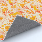 Desert Unicorn - yellow and red-orange Rug Gallery Image 4
