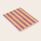 STRIPES - 005 - purple and orange Notebook Gallery Image 3