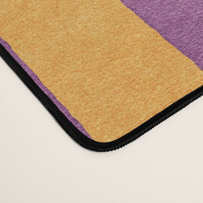 STRIPES - 005 - purple and orange Desk Mat Gallery Image 4