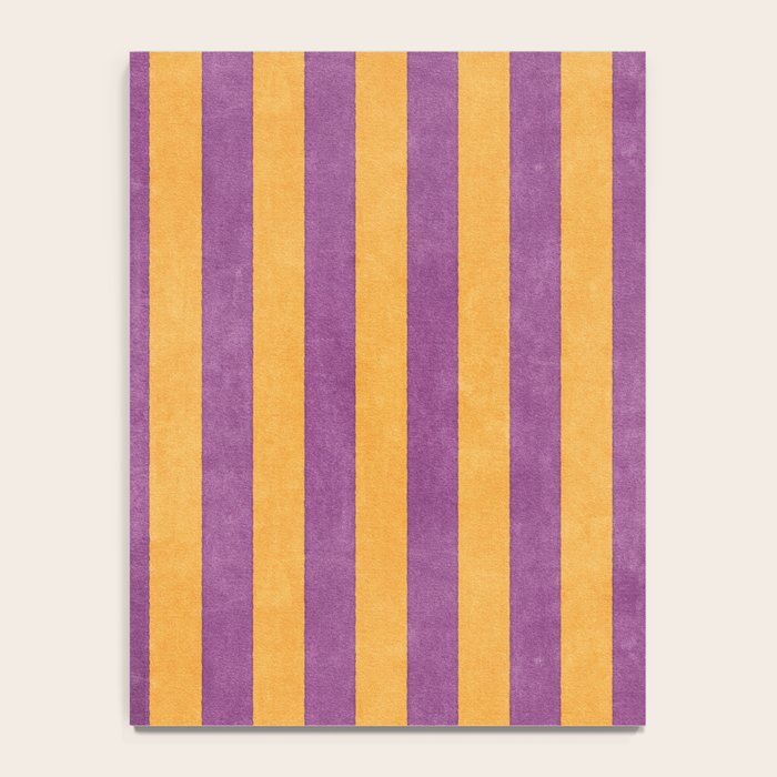 STRIPES - 005 - purple and orange Notebook Gallery Image 4