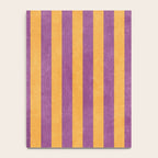 STRIPES - 005 - purple and orange Notebook Gallery Image 4