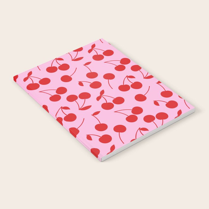 Pink & Red Cherries Notebook Gallery Image 1