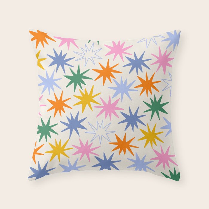 Star-struck Throw Pillow Gallery Image 1