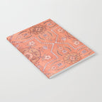 Vintage Distressed Pink Iranian Silk Notebook Gallery Image 2