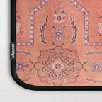 Vintage Distressed Pink Iranian Silk Laptop Sleeve Gallery Image 3