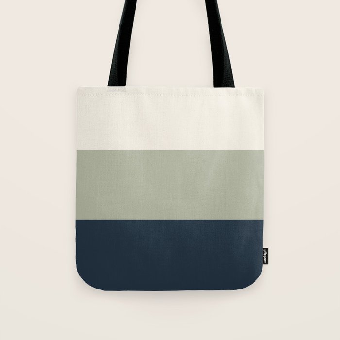 Sage Navy Tote Bag Gallery Image 1
