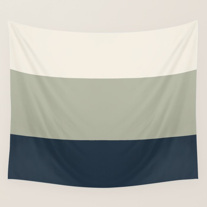 Sage Navy Wall Tapestry Gallery Image 1
