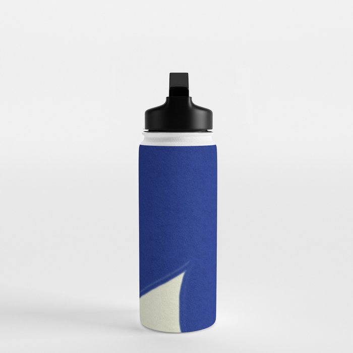 Abstract blue shape 002 Water Bottle Gallery Image 3