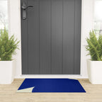 Abstract blue shape 002 Welcome Mat Gallery Image 3